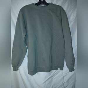 Relaxed Crewneck Sweatshirt in Olive